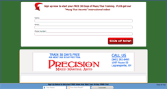 Desktop Screenshot of poughkeepsiemuaythai.com